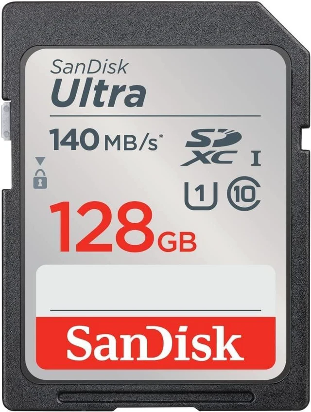 Alt view image 3 of 5 - SanDisk 128GB Ultra SD Memory Card Works with Mirrorless Cameras