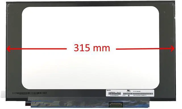 Alt view image 5 of 5 - FULLCOM New 14 inches Screen Compatible with Ideapad 3-14ADA05 81W0 P/N:5D10M42866 Also fit N140BGA-EB4 NT140WHM-N34 Laptop Replacement Screen