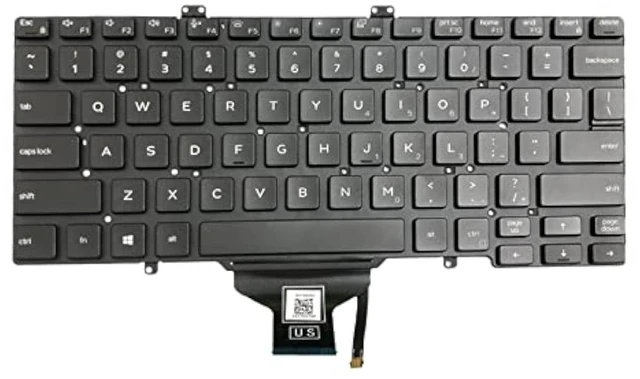 Main image of Zahara Keyboard Backlit US for Dell Latitude 7400 3400 5400 5401 5410 5411