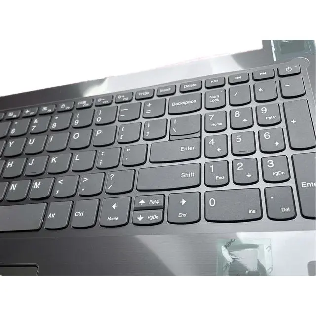 Alt view image 5 of 5 - YIJIATech Replacement Keyboard for Lenovo Ideapad Xiaoxin 320-15 320-15IAP 520-15ikb Chao 5000 US Gray no Backlight with C-Shell and touchpad Notebook Keyboard