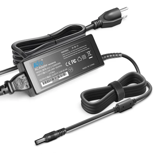 Main image of KFD 12V 5A 60W AC DC Adapter Charger for CWT PAA060F PAA050F PAA040F KPL-060F KPL-040F KPA-050F Synology DiskStation DS220+ DS220j DS212 DS213 DS218J DS216 DS109 DS107 DS111 DS112 Power Supply