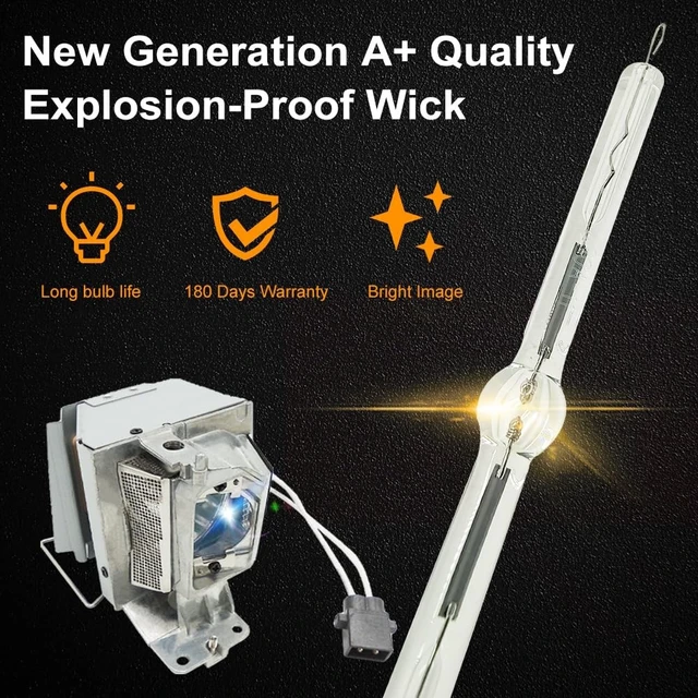 Alt view image 4 of 5 - CTLAMP A+ Quality 725-BBDR/LMP-1550 Replacement Projector Lamp Bulb with Housing Compatible with Dell 1550 1650