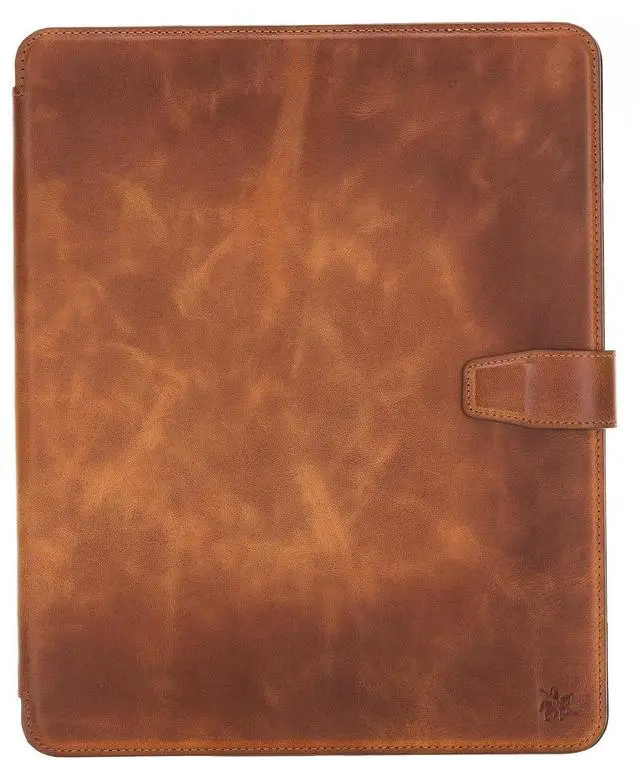 Alt view image 2 of 5 - VENITO Parma Premium Leather Case for iPad Pro 12.9 Inch 5th/4th Generation with Pencil Holder, Handmade, Kickstand, Detachable Wallet, Full-Grain Leather, Compatible with Apple Pencil, Antique Brown