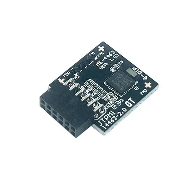 Alt view image 2 of 5 - Gintai TPM 2.0 SPI Module 12pin-1 with Infineon SLB9670 for MSI Motherboard MS-4462 MEG B550 Unify/MEG B550 Unify-X/MAG B550 Torpedo/MAG B550 Tomahawk MAX/MAG B650 Tomahawk/MAG B650M Mortar
