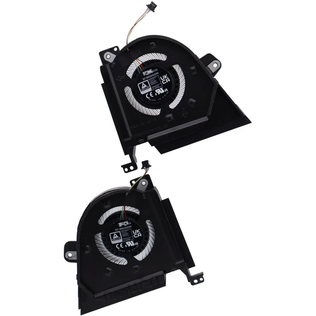 Alt view image 3 of 5 - Deal4GO CPU & Graphics GPU Cooling Fan Replacement for ASUS ROG Zephyrus GX650 GX650RX-XS97 GX650PY-XS97 GX650RM-ES74 GX650RW GX650RS, Black