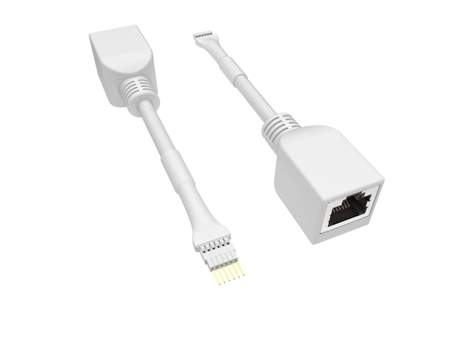 Alt view image 5 of 5 - Litcessory RJ45 to 6-Pin Ethernet Cable Adapter for Philips Hue Lightstrip