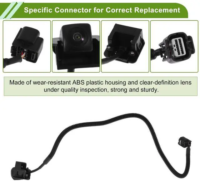 Alt view image 4 of 5 - Partuto Car Park Assist Camera Rear View Backup Reverse Camera for Honda Inspire 2019-2023 No.39530TBXH01 1 Pc