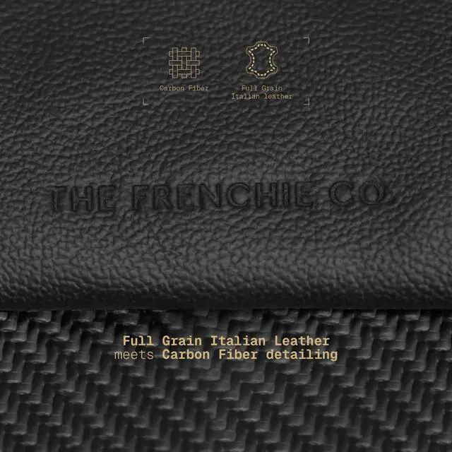 Alt view image 3 of 5 - The Frenchie Co. - Work/Travel Speed Backpack - Expandable 23-30 L Laptop Pack - Anti-theft magnetic closure - Ballistic nylon body with full-grain Italian leather trim