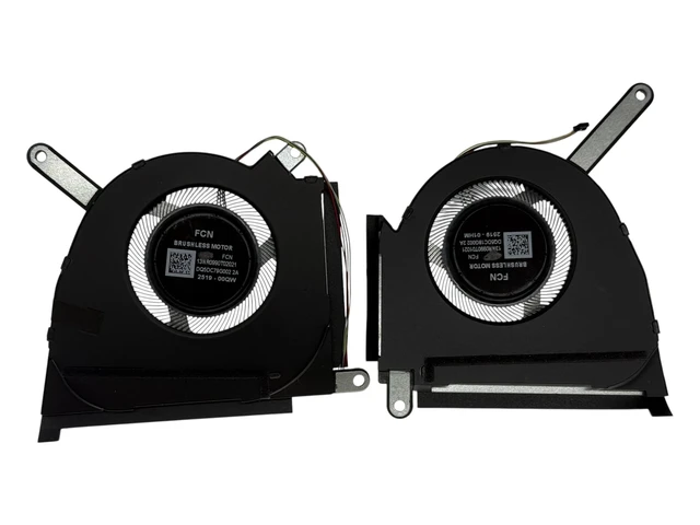 Alt view image 2 of 4 - Set GPU + CPU Cooling Fans for Asus TUF Dash F15 FX517ZR, FX517ZM, FX517ZW, BAPA0807R2HY003, DQ5DC18G002, DFSCL42P06593U, DFSCL42P16593U, 13NR0990T01021, 13NR0990T02011, 13NR0990T02021