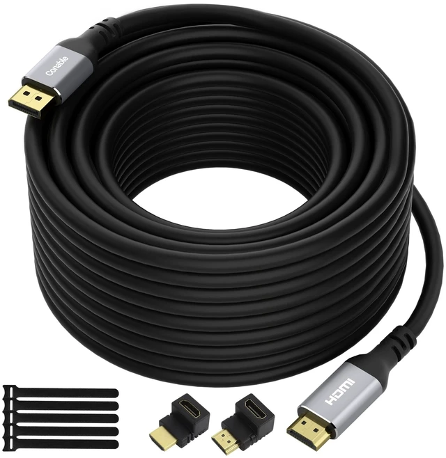 Main image of 4K@60Hz DisplayPort to HDMI Cable 50 FT, Active Uni-Directional, Long