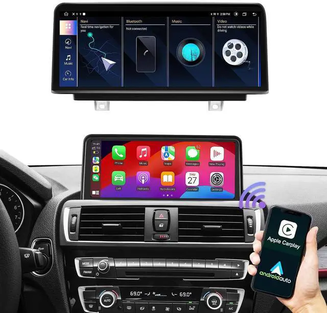 Main image of NAVIVOX 1920x720 HD Wireless CarPlay Android AutoTouchscreen for BMW 3 4 Series BMW F30 F31 F34 F35 F32 F33 with NBT System, Car Stereo Radio Multimedia Retrofit for BWM Accessorie