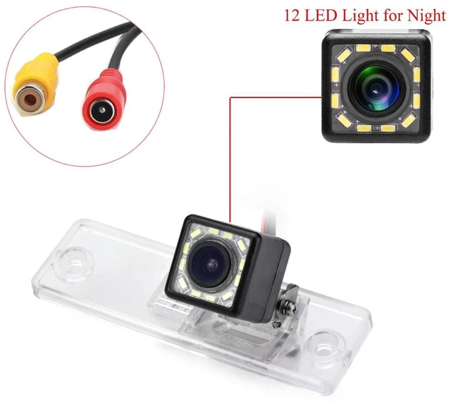 Alt view image 2 of 5 - aSATAH 12 LED Adjustable Angle Car Rear View Camera for Toyota 4Runner/Hilux Surf/Toyota Fortuner SW4 /Toyota Innova & Waterproof and Shockproof Reversing Backup Camera (12 LED Adjustable Angle)