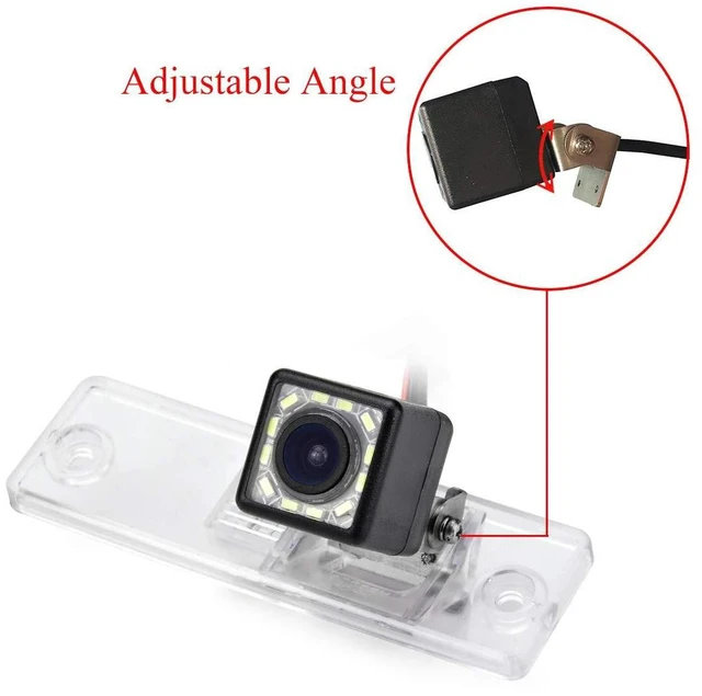 Alt view image 3 of 5 - aSATAH 12 LED Adjustable Angle Car Rear View Camera for Toyota 4Runner/Hilux Surf/Toyota Fortuner SW4 /Toyota Innova & Waterproof and Shockproof Reversing Backup Camera (12 LED Adjustable Angle)