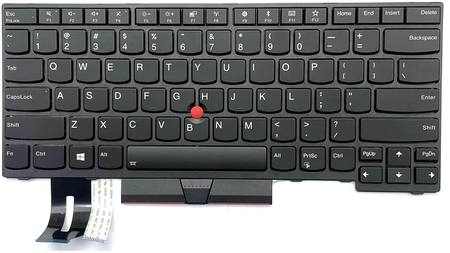 Main image of US Keyboard Replacement for Lenovo Thinkpad T480S T490 T495 E480 E485 E490
