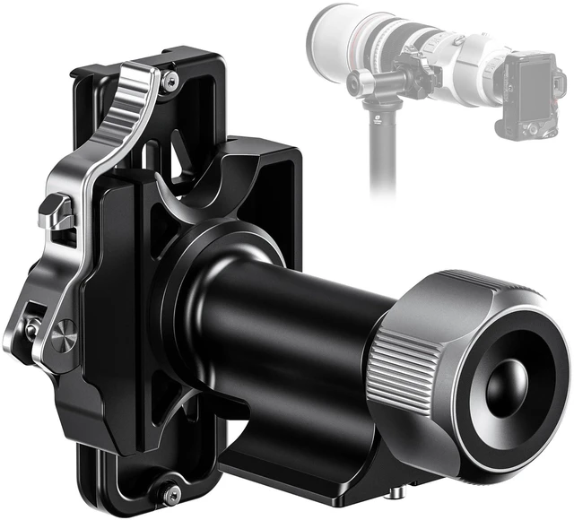 Main image of Leofoto Monopod Gimbal Head, 360 Tilt Birdwatching Photography Head for Monopods, 3/8" Mounting Hole and Arca-Type Quick Release Clamp for Panning Clamp/L Plate, Max Load to 10kg/22.05lb (MPG-01L)