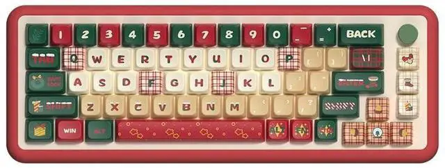 Main image of MERAYLAX Christmas Eve Theme keycaps of Mechanical Keyboard
