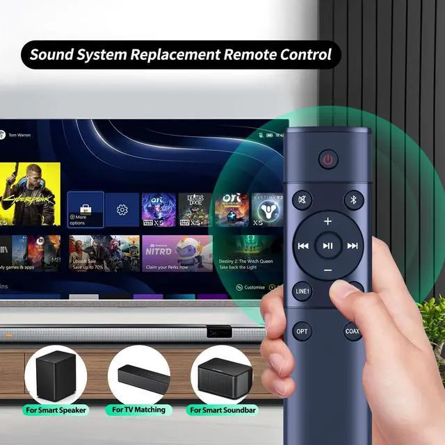 Alt view image 2 of 5 - WDZP New Remote Control Replacement fit for Edifier S1000MKII Audiophile Active Bookshelf 2.0 Speakers 4004988