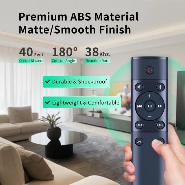 Alt view image 5 of 5 - WDZP New Remote Control Replacement fit for Edifier S1000MKII Audiophile Active Bookshelf 2.0 Speakers 4004988