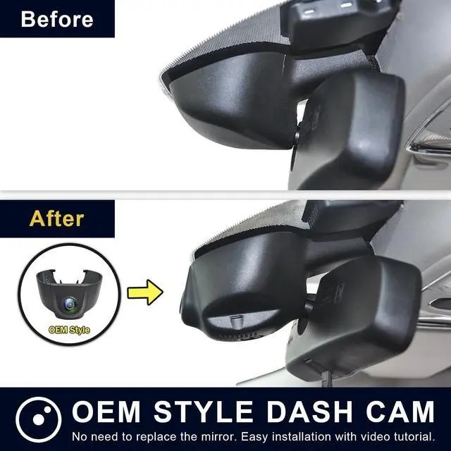 Alt view image 4 of 5 - Mangoal Front 4K & Rear 1080P Dash Cam Custom for 4th Gen Dodge RAM 1500/2500/3500 2013 2014 2015 2016 2017 2018 (Model A),Check Model Carefully,UHD 2160P,WiFi & App,128GB Card