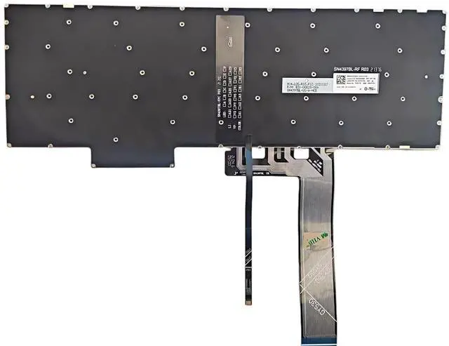 Alt view image 2 of 3 - Latin Spanish Keyboard for Lenovo Ideapad Gaming 3-15ARH05 3-15IMH05 3-15ACH05 3-15ACH6 3-15IHU6,Legion 5-15ACH6 5-15ACH6A, Legion 5 Pro-16ACH6 Pro-16ITH6 Laptop Keyboard Backlit (White Backlit)