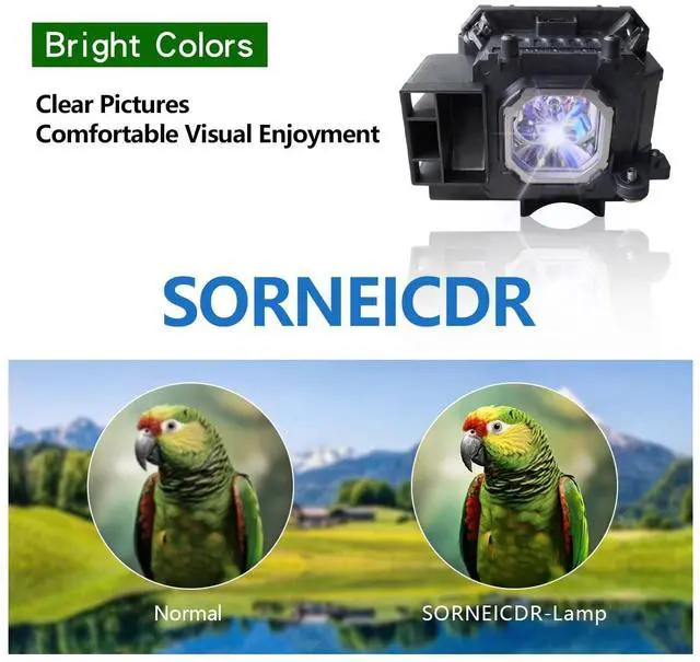 Alt view image 3 of 5 - SORNEICDR NP16LP Replacement Projector Lamp Bulb Compatible with NEC M300W M311W M300XS M260WS M361X M300XSG M350X, with Housing