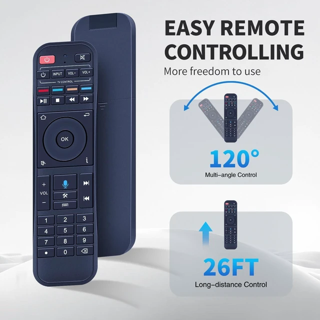 Alt view image 4 of 5 - HZIME New Replacement RC-200 Voice Remote Control Compatible for SuperBox S4 S5 S6 Max/S5 Pro/Elite Ultra/Elite Pro+