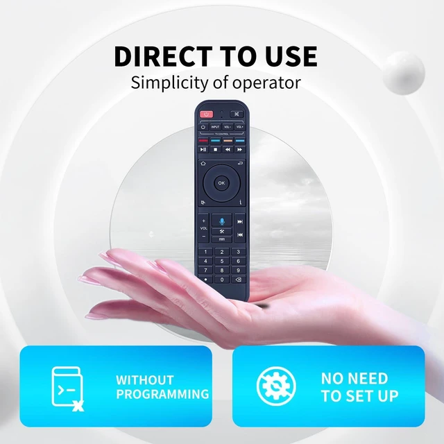 Alt view image 5 of 5 - HZIME New Replacement RC-200 Voice Remote Control Compatible for SuperBox S4 S5 S6 Max/S5 Pro/Elite Ultra/Elite Pro+