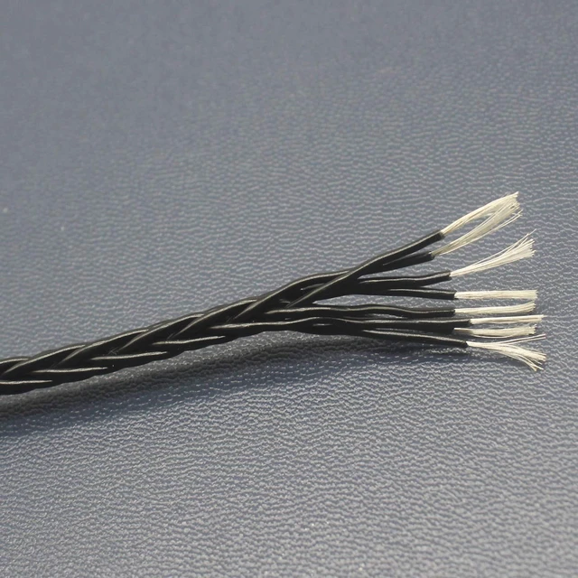 Alt view image 4 of 5 - Youkamoo 6.35mm Replacement Upgrade Cable Compatible with Hifiman Sundara, Ananda, Arya, HE400SE, HE4XX HE-400i Headphones Dual 3.5mm Male Silver Plated Braided 8.5ft/2.6m