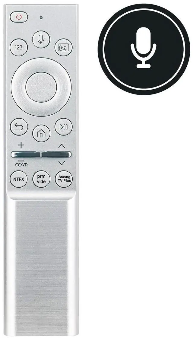 Alt view image 3 of 5 - Replace Voice Remote fit for Samsung The Terrace Partial Sun QLED 4K LST7T TV Q900TS 8K QLED-TV QN65Q900TSFXZA QN75Q900TSFXZA QN85Q950TSFXZA QN65LST7TAFXZA BN59-01346A BN59-01327A TM2095A