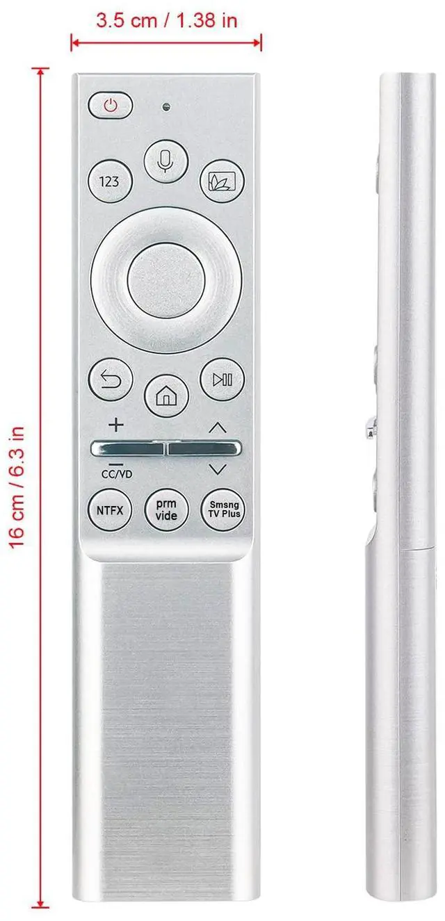 Alt view image 5 of 5 - Replace Voice Remote fit for Samsung The Terrace Partial Sun QLED 4K LST7T TV Q900TS 8K QLED-TV QN65Q900TSFXZA QN75Q900TSFXZA QN85Q950TSFXZA QN65LST7TAFXZA BN59-01346A BN59-01327A TM2095A