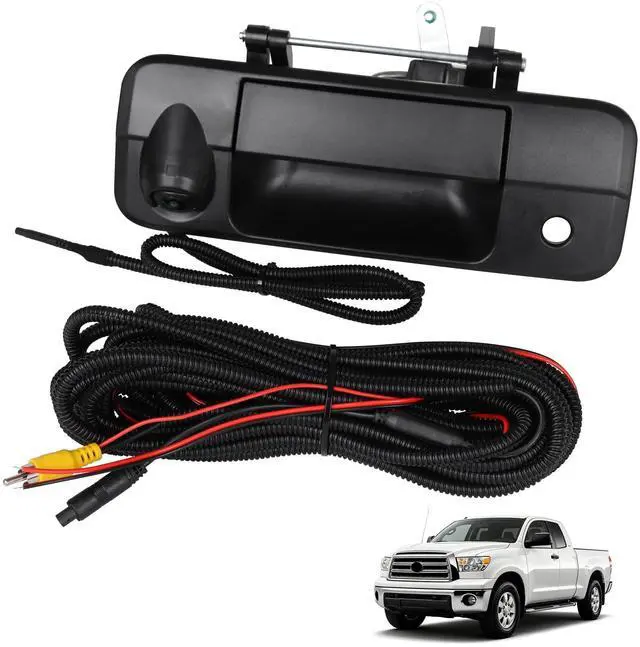 Main image of Yongtoparts 69090-0C051 Tailgate Handle Backup Camera Kit Compatible with Toyota Tundra 2007-2013 Liftgate Latch Handle with Rear View Reverse Camera Replace OE 690900C051 TO1915119 81214