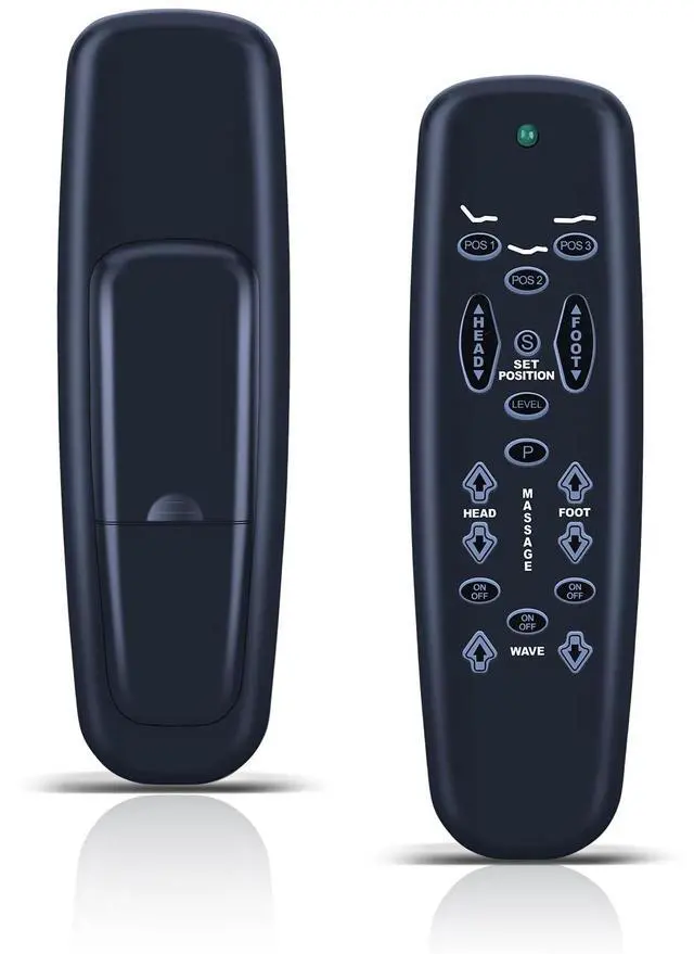 Main image of New Bed Replacement fit for Leggett & Platt E95 Tempurpedic Ergo Raven Lifestyles S-Cape E95 Leggett and Platt Basis C3 Adjustable Bed Remote Control (Black)