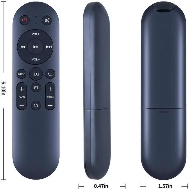 Alt view image 4 of 5 - SJUIF Replacement Remote Control for RAINEVERRY 5.1 SOUNDBAR with Dolby Audio