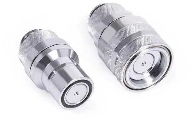 Alt view image 3 of 3 - Alphacool Eiszapfen G1/4" M-M Quick Release Coupling Set, Chrome