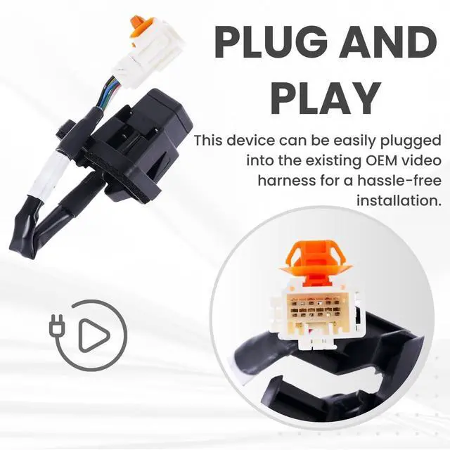Alt view image 4 of 5 - Backup Camera Replaces for 2012-2013 Honda CR-V OE Part # 39530-T0A-A01, 39530-T0A-A011 (39530T0AA01, 39530T0AA011)