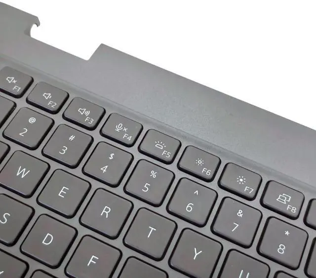 Alt view image 5 of 5 - WWGTMC Replacement Upper Case Palmrest for Dell Latitude 15 3540 E3540 Series Laptop Backlit Keyboard Assembly 0DVR0W DVR0W Gray