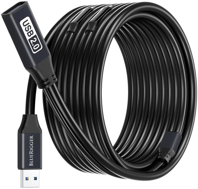 Main image of BlueRigger Active 2.0 USB Extension Cable 75FT (480 Mbps USB Extender Cord)