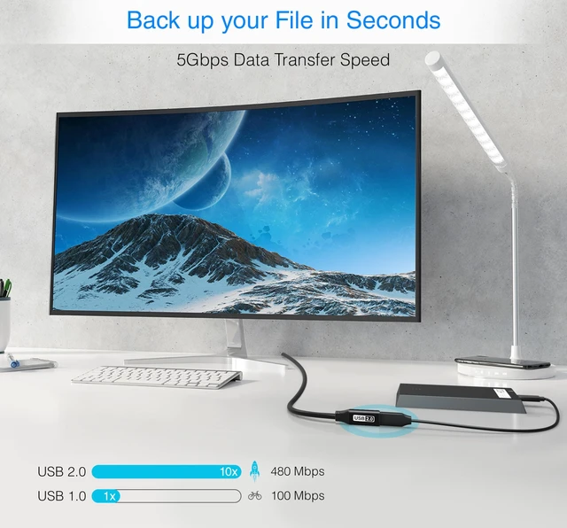 Alt view image 2 of 5 - BlueRigger Active 2.0 USB Extension Cable 75FT (480 Mbps USB Extender Cord)