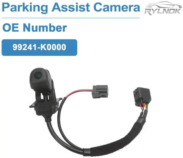 Alt view image 3 of 5 - RYLNOK Rear View Backup Camera Parking Assist Camera Compatible with Kia Soul 2020 2021 2022 Replace OE Number 99241-K0000