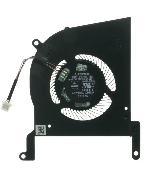 Alt view image 4 of 5 - Compatible CPU & GPU Cooling Fan for MSI 14K2 Stealth 14 AI Studio A1V A13UDX A13VE A13VF A13VG MS-14K2 ^^ Replaces BS5412HS-U6H U6L U6S U6T ^^ DC12V 0.55A 4-Pin ^^ 14K2-CPU 14K2-GPU