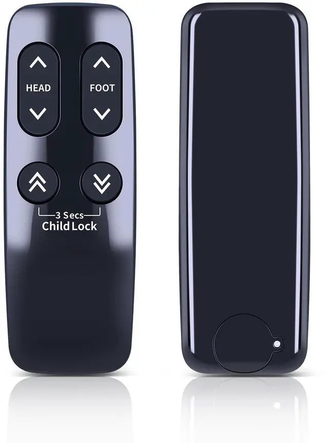 Main image of HZIME New Replacement Remote Control Compatible for Serta Linak HC12BL0011-02 HC10BL Adjustable Bed Base, Beautyrest Simple Motion Control Box TD33