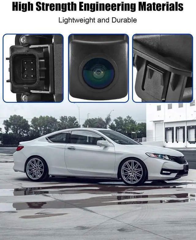 Alt view image 4 of 5 - Rear View Camera Fit for Honda Accord 10th CV1 CV2 CV3, Replace 39530-TVA-A01 39530TVAA01 39530TVAA01 39530-TVE-H013-M1 39530 TVEH013M1, 720p HD Backup Camera with Night Vision, Waterproof IP68