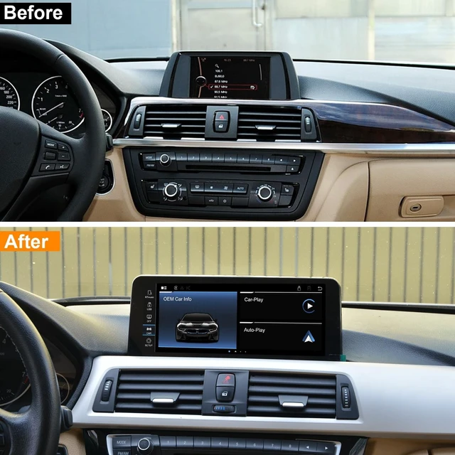 Alt view image 2 of 5 - YEEHUNG CarPlay Screen for BMW F30 F31 F32 F33 F34 F35 F20 F21 F22