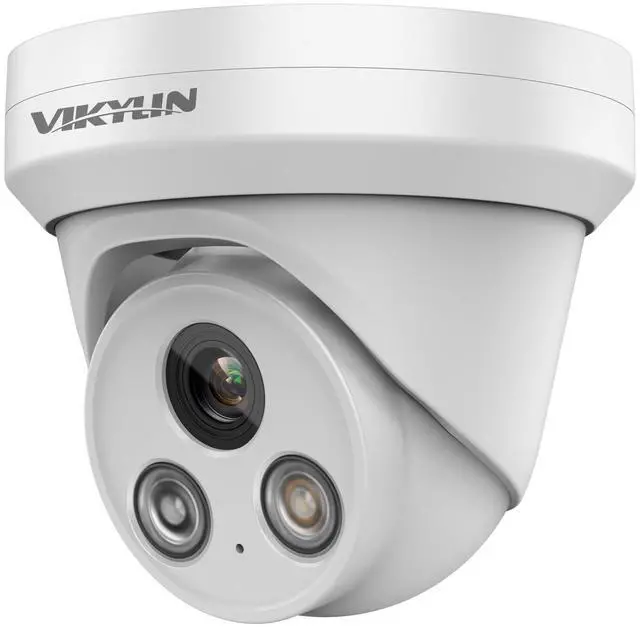 Main image of VIKYLIN 4K 8MP PoE IP Camera Outdoor, Smart Dual Light with AI Color Night Vision, Human/Vehicle Detection, 2.8mm Lens Wide Angle, Full Metal Housing, Built-in Mic, 120dB WDR, IP67NDAA Compliant