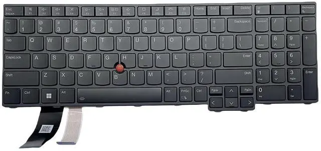 Alt view image 2 of 3 - YIJIATech Laptop Keyboard with Screwdriver US Layout for Lenovo ThinkPad T16 Gen 1, P16S Gen 1, L15 Gen 3 Black Frame with Backlight and Remote Sensor SN21K04856 5N21K05078 SG-B1530-XUA