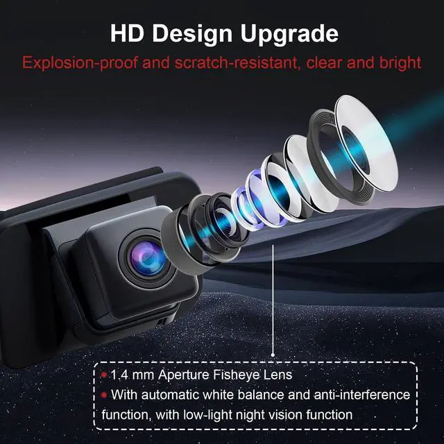 Alt view image 4 of 5 - Rear View Backup Camera 590-440 for Honda 2014-2015 Accord Sedan EX-L 2016-2017 Accord Sedan 2014-2015 Touring 2017 Hybrid Parking Assist Rear Camer, #OE 39530-T2A-A21 39530-T2A-A31 39530-T2A-U110-M2