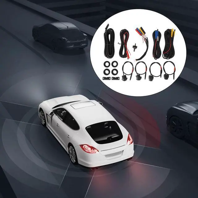 Alt view image 4 of 5 - 360 Degree Car Camera , Easy Installation Panoramic Surround View Camera System IP68AHD High Resolution for Android Auto Radio (1080P)