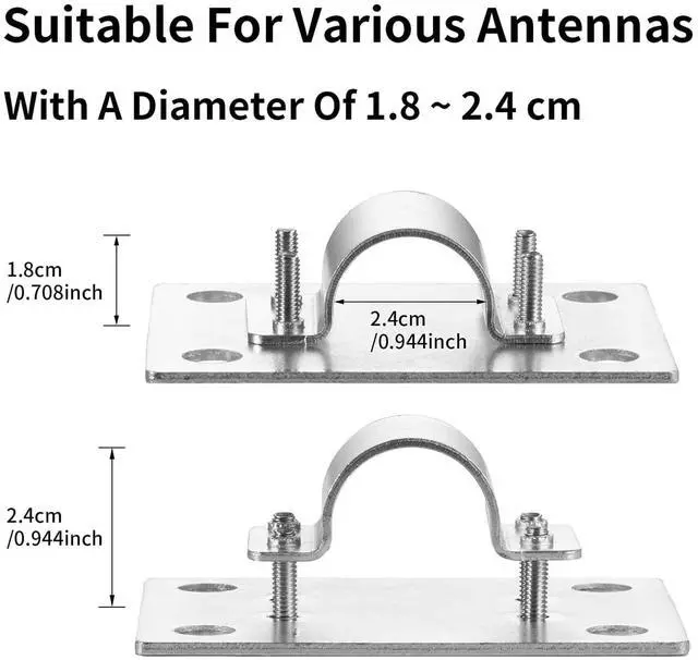 Alt view image 5 of 5 - 1090MHz 978MHz Dual Band ADS-B Antenna Flightaware Outdoor 5dBi Fiberglass Antenna with 10ft Extension SMA Cable, Increase Catching Distance and Number, Eifagur