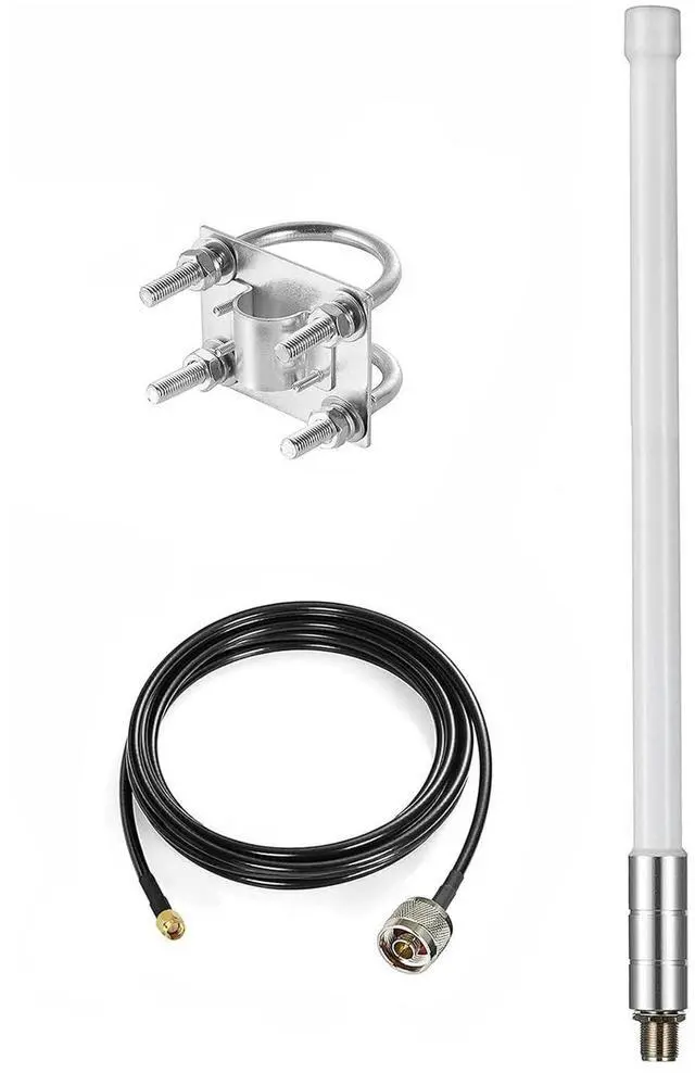 Main image of 1090MHz 978MHz Dual Band ADS-B Antenna Flightaware Outdoor 5dBi Fiberglass Antenna with 10ft Extension SMA Cable, Increase Catching Distance and Number, Eifagur