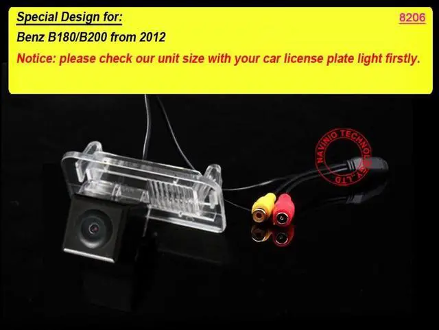 Alt view image 2 of 5 - Waterproof Rear View Backup Camera Parking Assist for Mercedes Benz A B Class MB B150 B160 B170 B200 B250 B260 W169 W176 W245 2005-2017